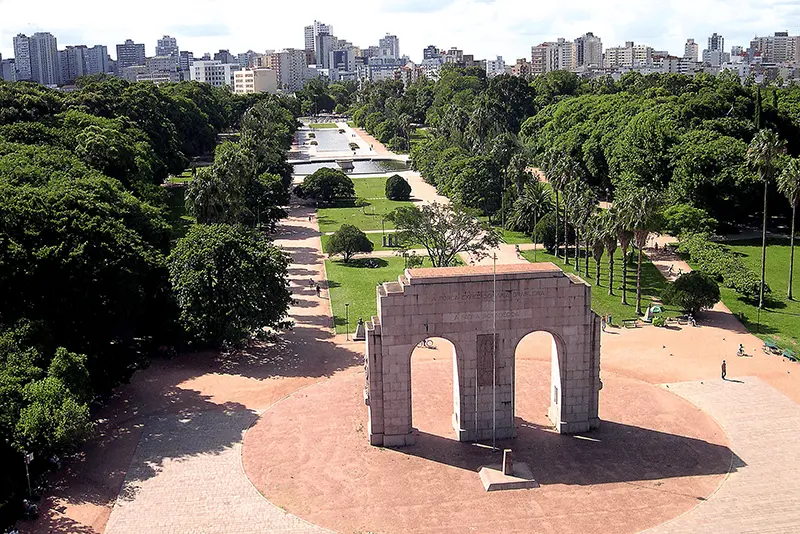 Imagem do Parque Farroupilha para ilustrar matéria sobre 5 pontos turísticos de Porto Alegre
